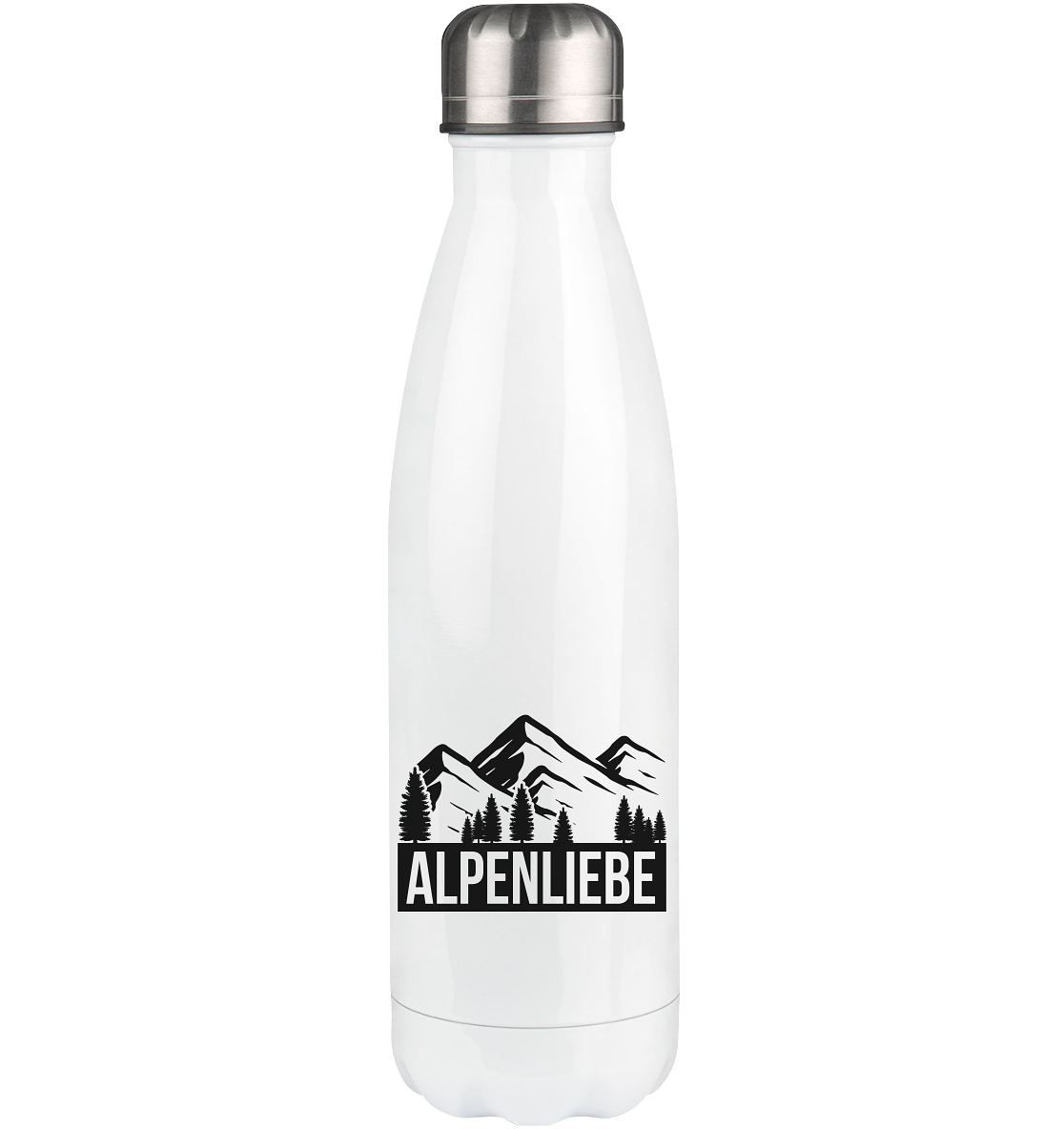 Alpenliebe - Edelstahl Thermosflasche berge 500ml