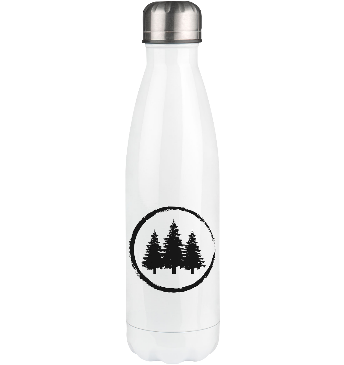 Cricle and Trees - Edelstahl Thermosflasche camping UONP 500ml