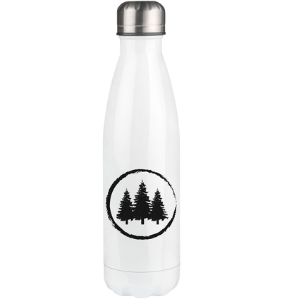 Cricle and Trees - Edelstahl Thermosflasche camping UONP 500ml