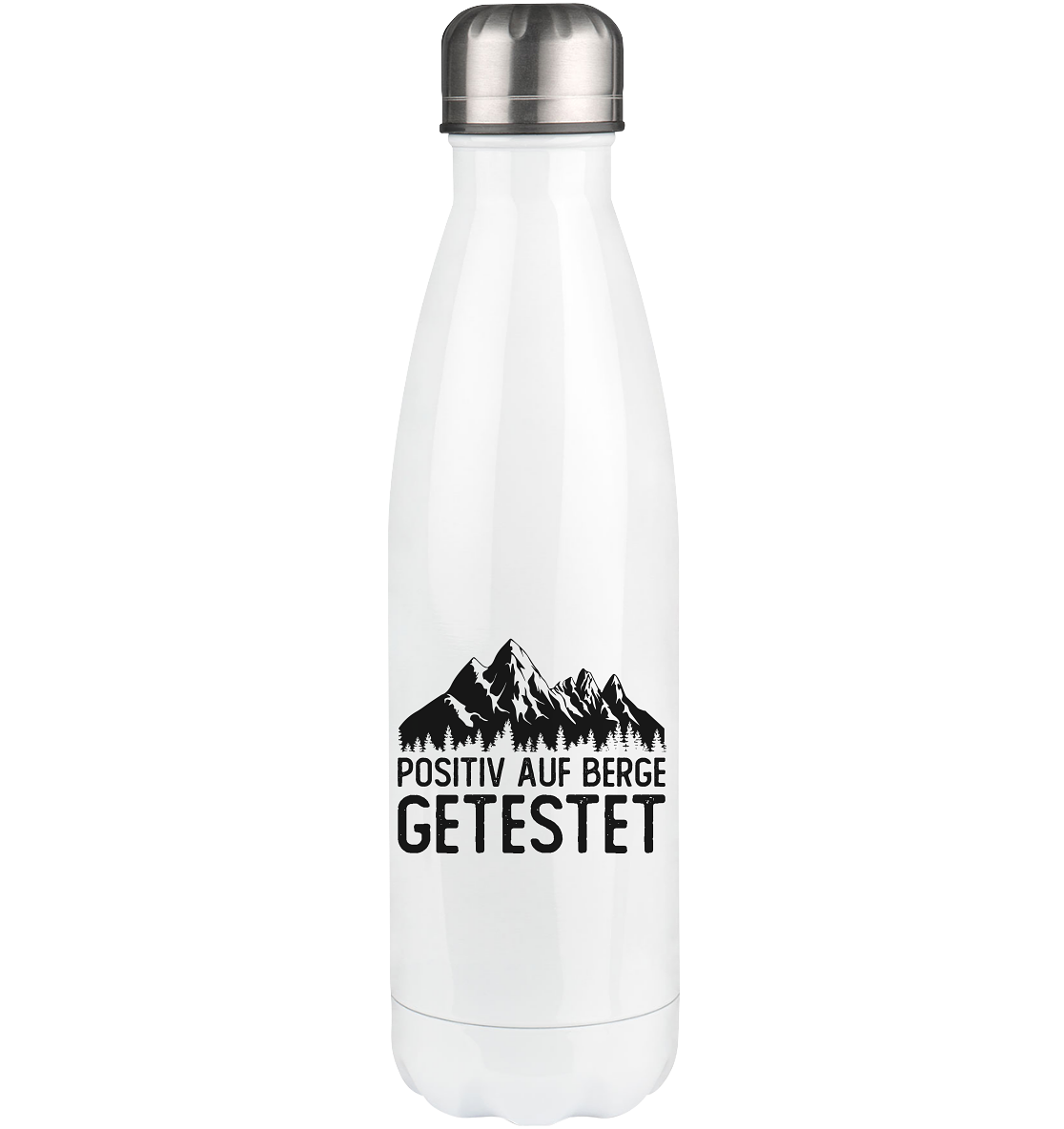 Positiv auf Berge getestet - Edelstahl Thermosflasche berge 500ml
