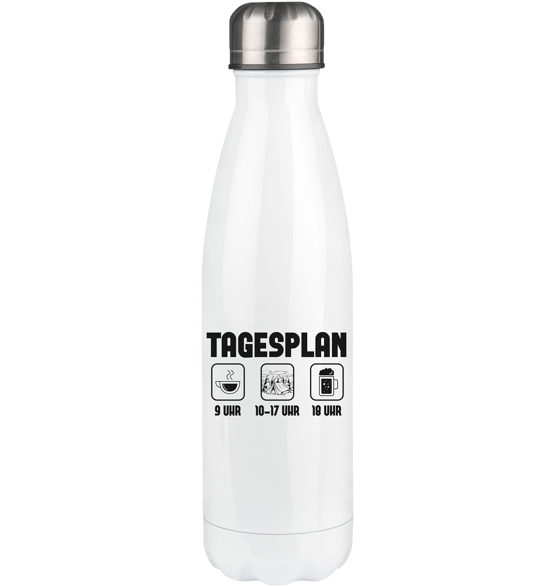Tagesplan 1 - Edelstahl Thermosflasche camping UONP 500ml