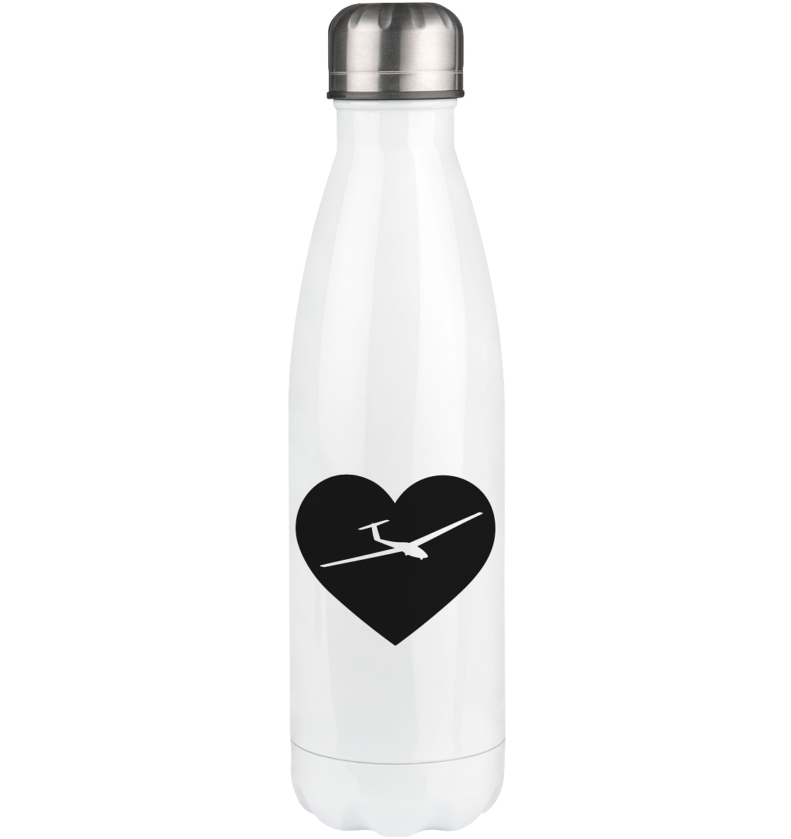 Heart 1 and Sailplane - Edelstahl Thermosflasche berge 500ml