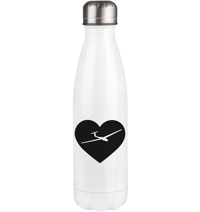 Heart 1 and Sailplane - Edelstahl Thermosflasche berge 500ml