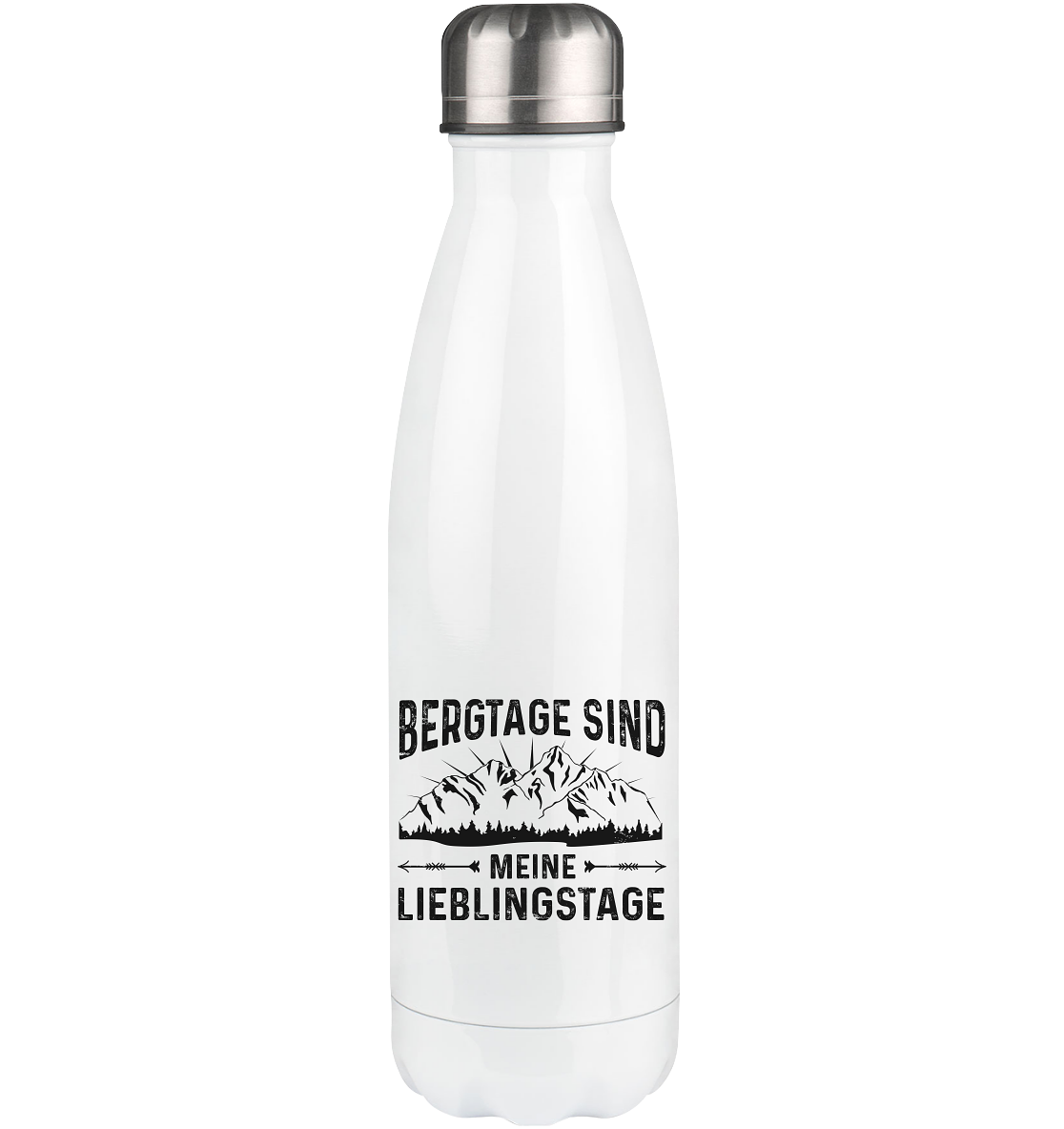 Bergtage - Lieblingstage - Edelstahl Thermosflasche berge wandern 500ml