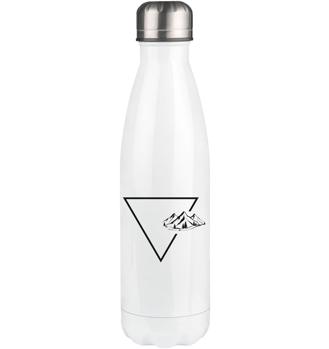 Triangle 1 and Mountain - Edelstahl Thermosflasche berge 500ml