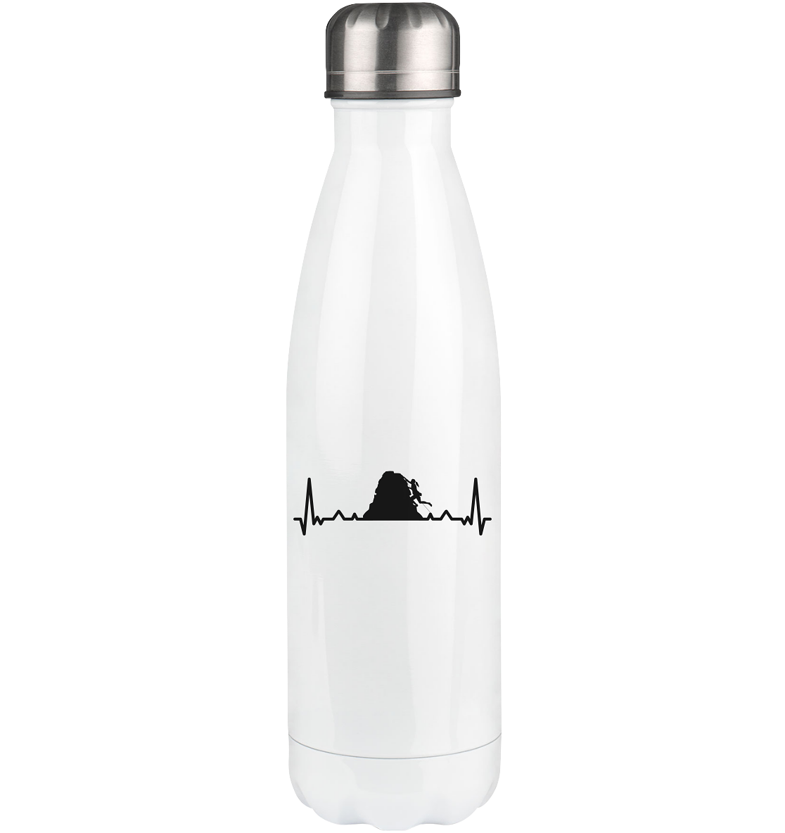 Heartbeat and Climbing - Edelstahl Thermosflasche klettern 500ml