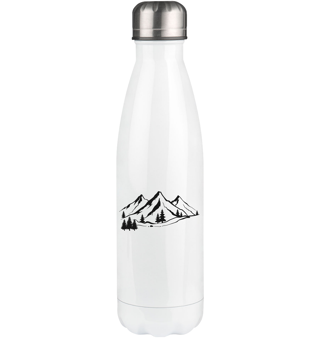 Mountain 1 and Trees - Edelstahl Thermosflasche camping UONP 500ml
