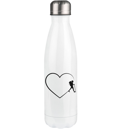 Heart 2 and Hiking - Edelstahl Thermosflasche wandern 500ml