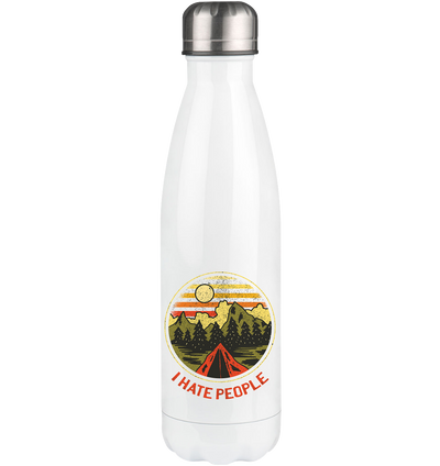 I Hate People - Edelstahl Thermosflasche camping 500ml