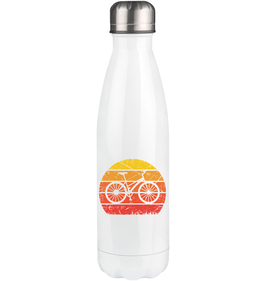 Vintage Sun and Cycling - Edelstahl Thermosflasche fahrrad 500ml