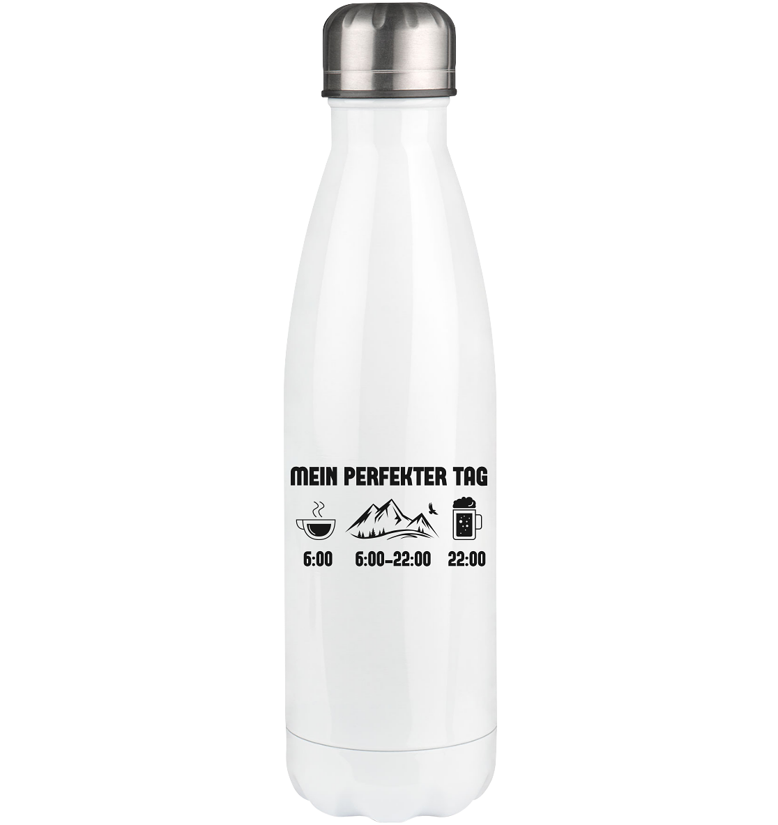 Mein Perfekter Tag - Edelstahl Thermosflasche berge 500ml