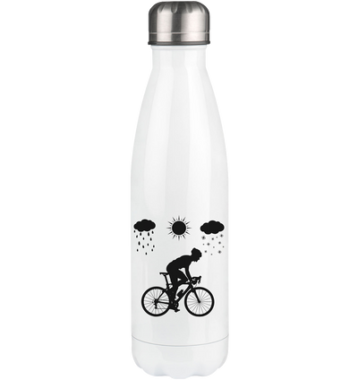 All Seasons and Cycling - Edelstahl Thermosflasche fahrrad 500ml
