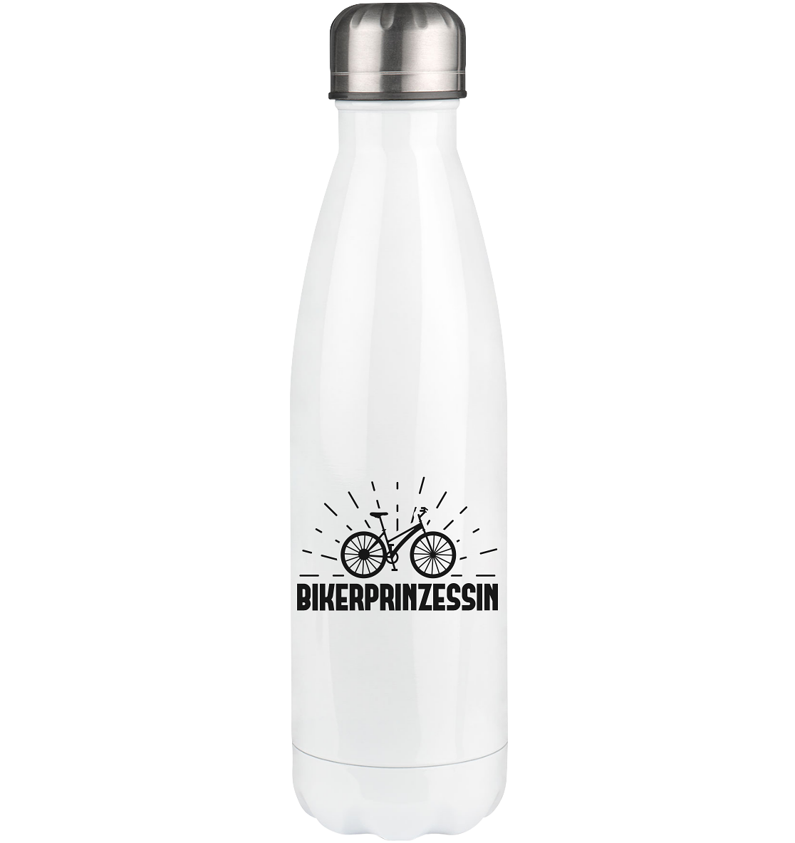 Bikerprinzessin - Edelstahl Thermosflasche fahrrad 500ml