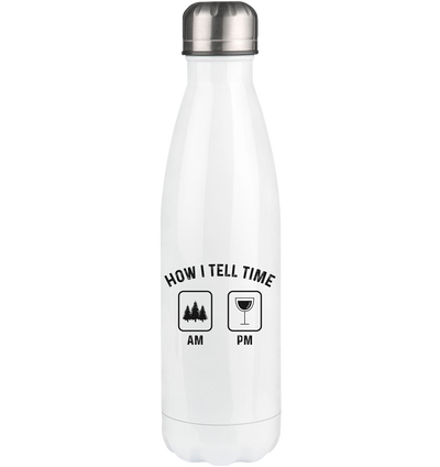 How I Tell Time Am Pm 3 - Edelstahl Thermosflasche camping UONP 500ml