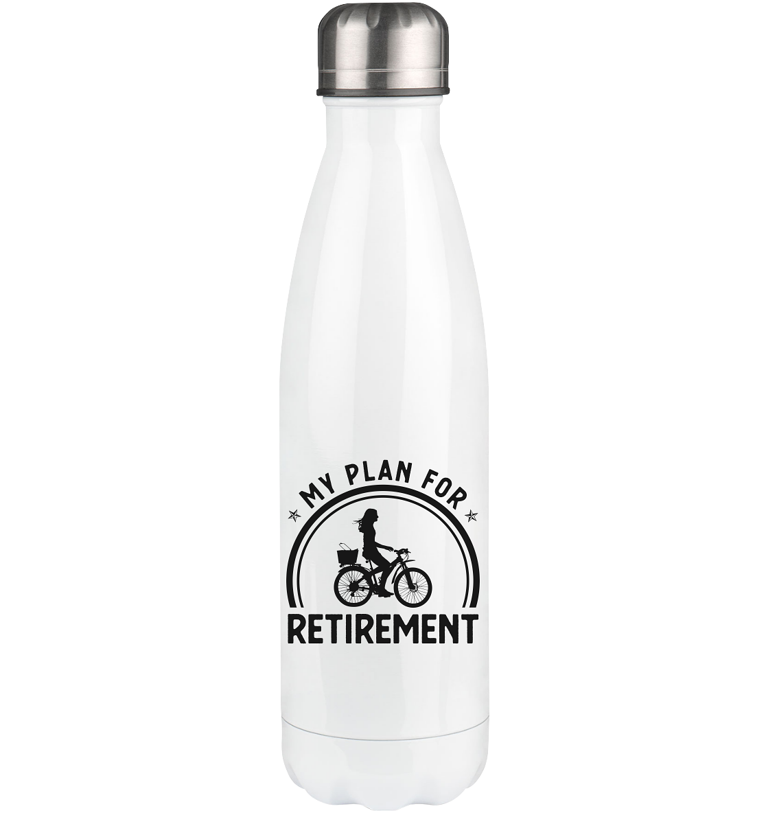 My Plan For Retirement 2 - Edelstahl Thermosflasche fahrrad 500ml