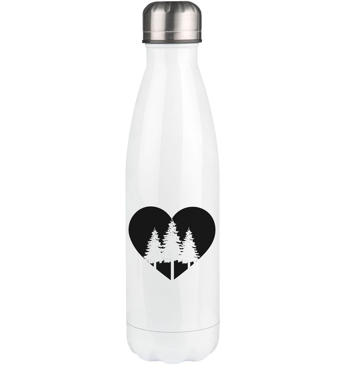 Heart 1 and Trees - Edelstahl Thermosflasche camping UONP 500ml