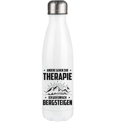 Andere Gehen Zur Therapie Ich Gen Einfach Bergsteigen - Edelstahl Thermosflasche berge 500ml