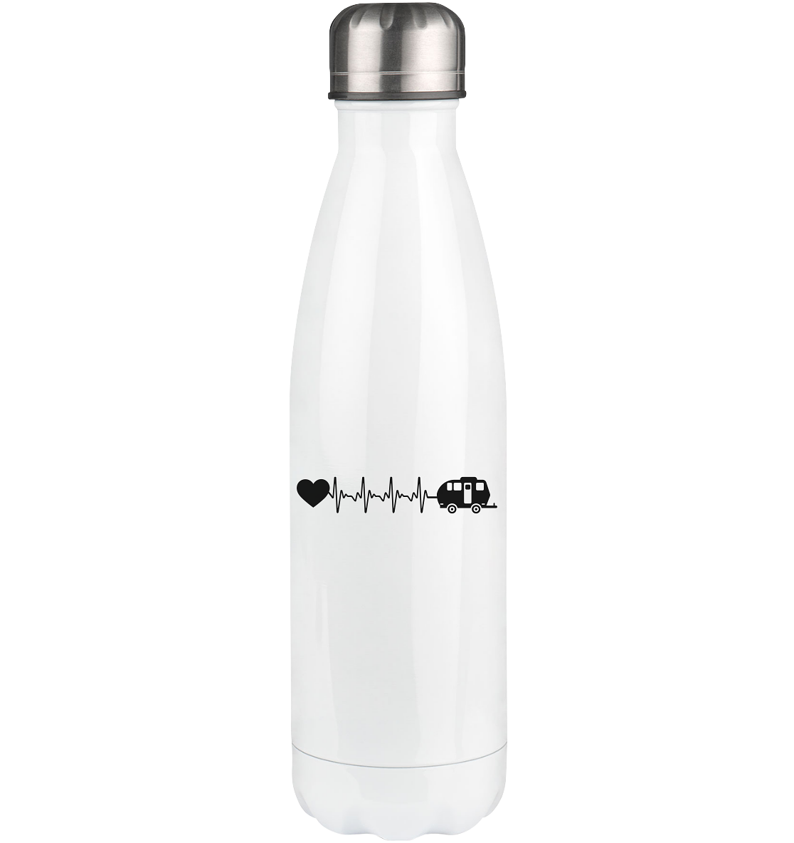 Heartbeat Heart and Camping - Edelstahl Thermosflasche camping UONP 500ml