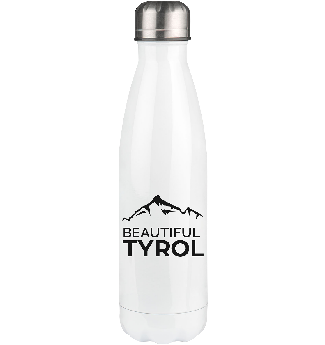 Beautiful Tyrol Logo -03 - Edelstahl Thermosflasche berge 500ml