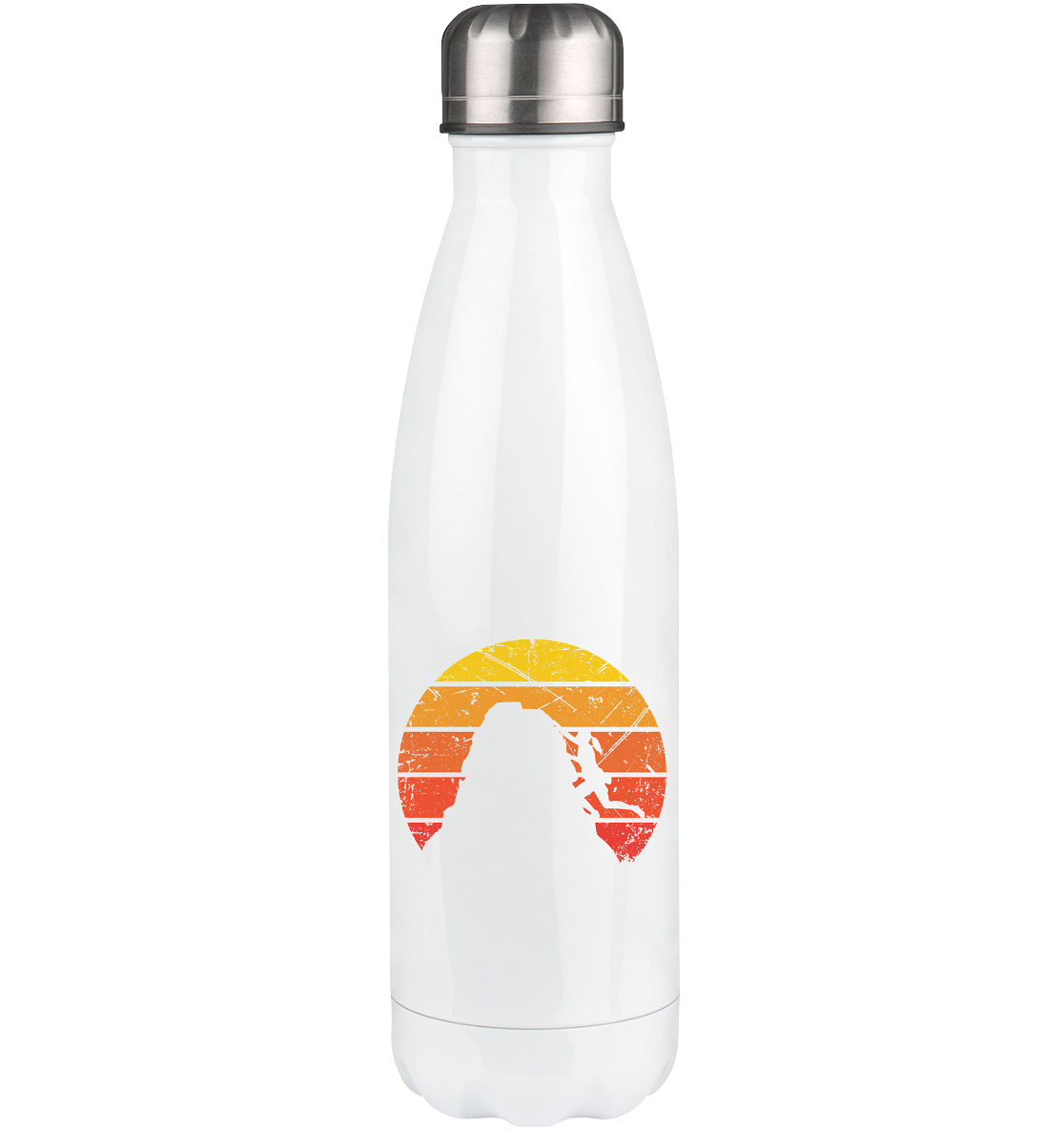 Vintage Sun and Climbing 1 - Edelstahl Thermosflasche klettern 500ml