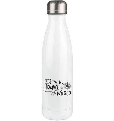 Lets travel the world - Edelstahl Thermosflasche camping wandern 500ml