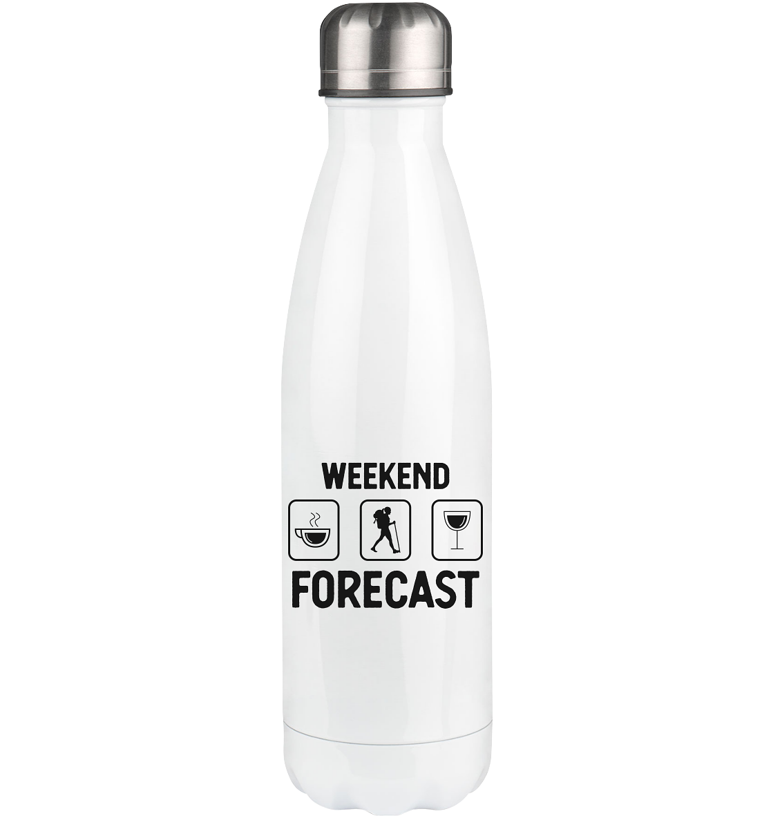 Weekend Forecast 1 - Edelstahl Thermosflasche wandern 500ml