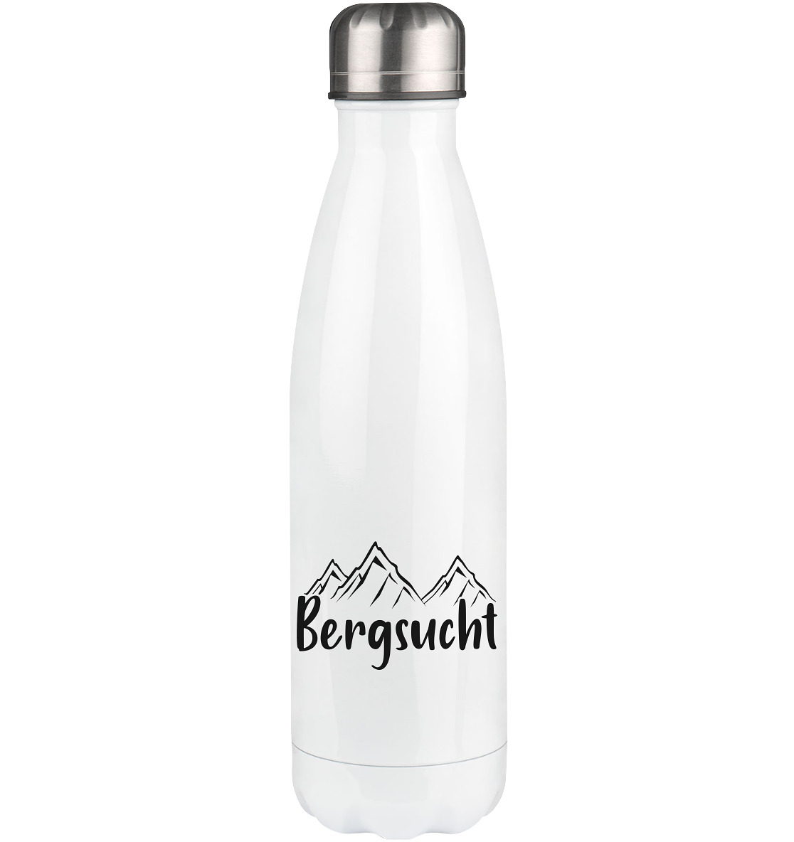Bergsucht - Edelstahl Thermosflasche berge klettern 500ml