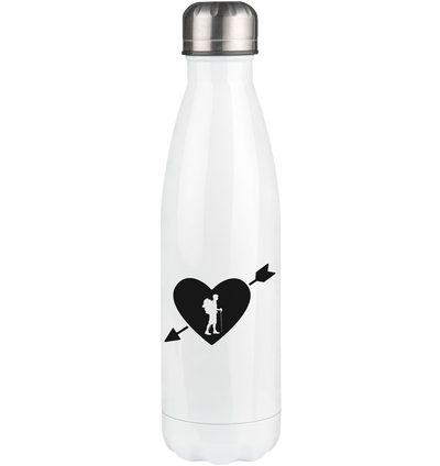 Arrow Heart and Hiking - Edelstahl Thermosflasche wandern 500ml