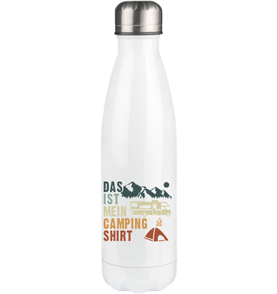 Das ist mein Camping Shirt - Edelstahl Thermosflasche camping 500ml