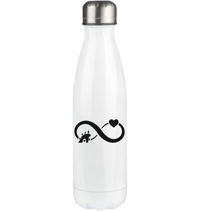 Infinity Heart and Climbing - Edelstahl Thermosflasche klettern 500ml