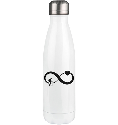 Infinity Heart and Hiking - Edelstahl Thermosflasche wandern 500ml