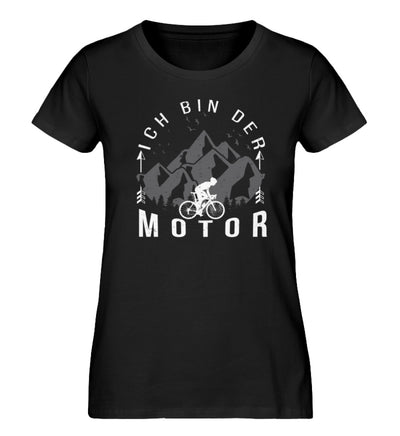 Ich Bin Der Motor - Damen Premium Organic T-Shirt fahrrad mountainbike Schwarz