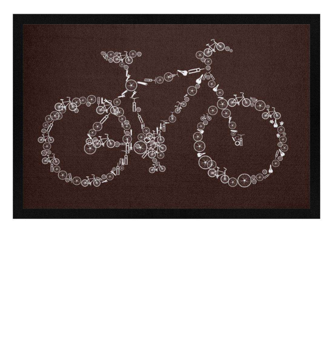Fahrrad Kollektiv - Fußmatte mit Gummirand fahrrad mountainbike Braun