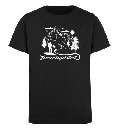 Tourenbegeistert - Kinder Premium Organic T-Shirt Schwarz
