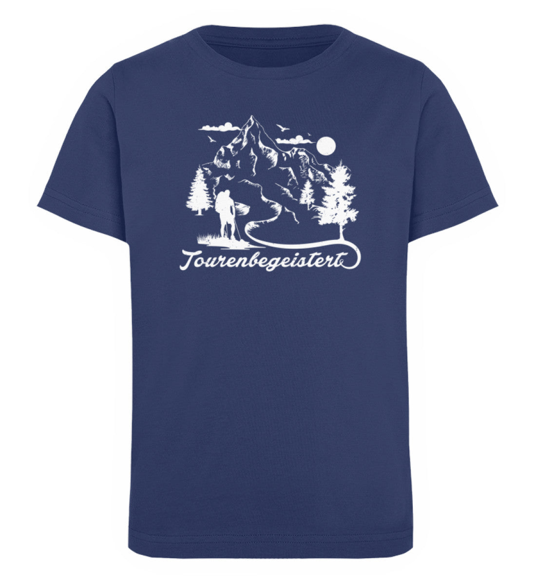Tourenbegeistert - Kinder Premium Organic T-Shirt Navyblau