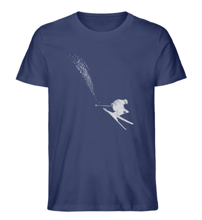 Rennskier - Herren Organic T-Shirt ski Navyblau