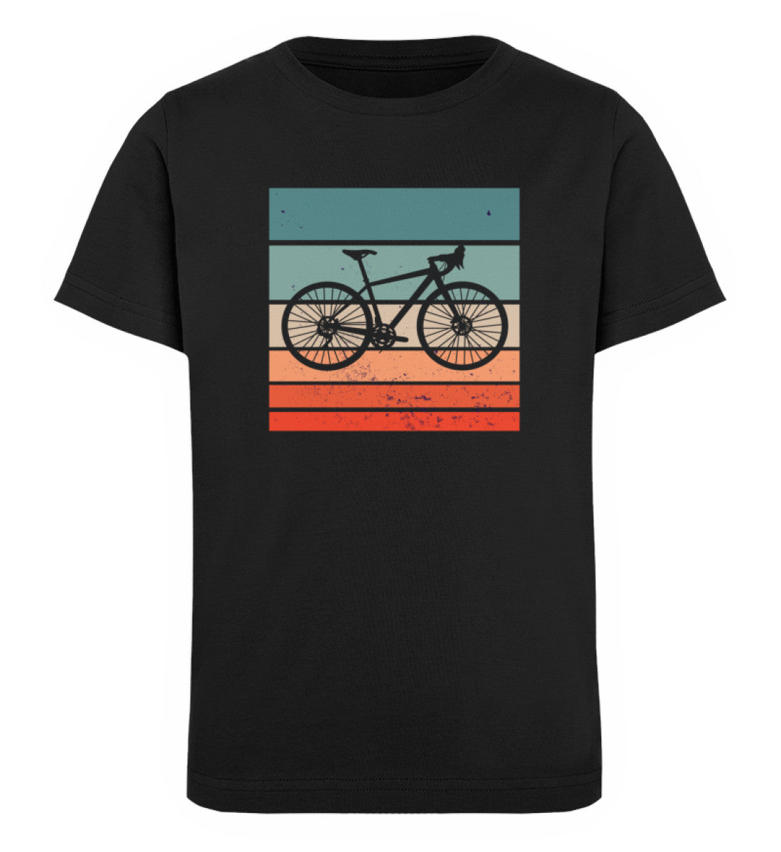 Vintage Fahrrad - Kinder Premium Organic T-Shirt Schwarz