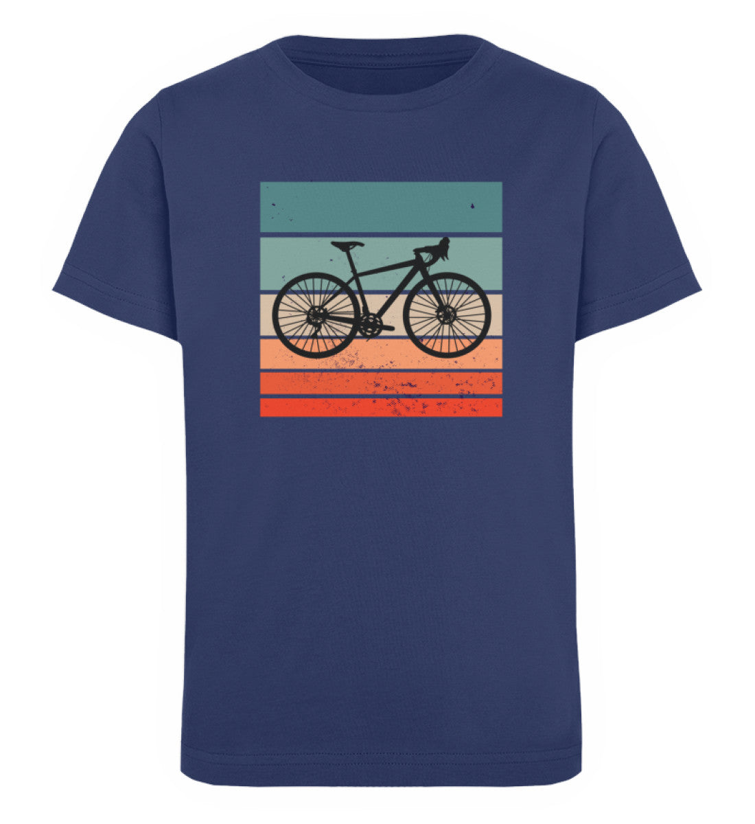 Vintage Fahrrad - Kinder Premium Organic T-Shirt Navyblau