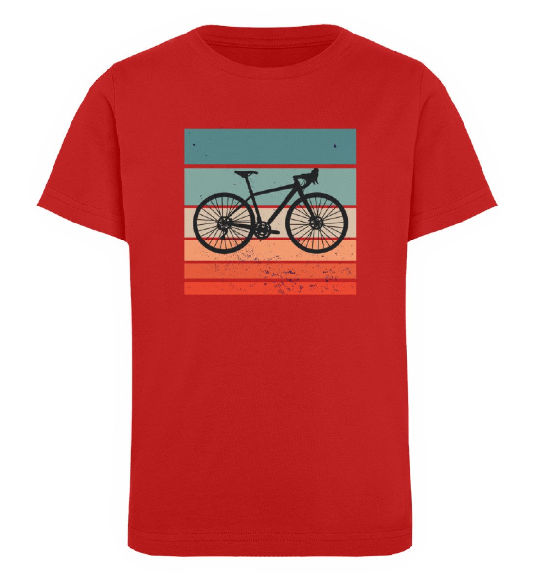 Vintage Fahrrad - Kinder Premium Organic T-Shirt Rot
