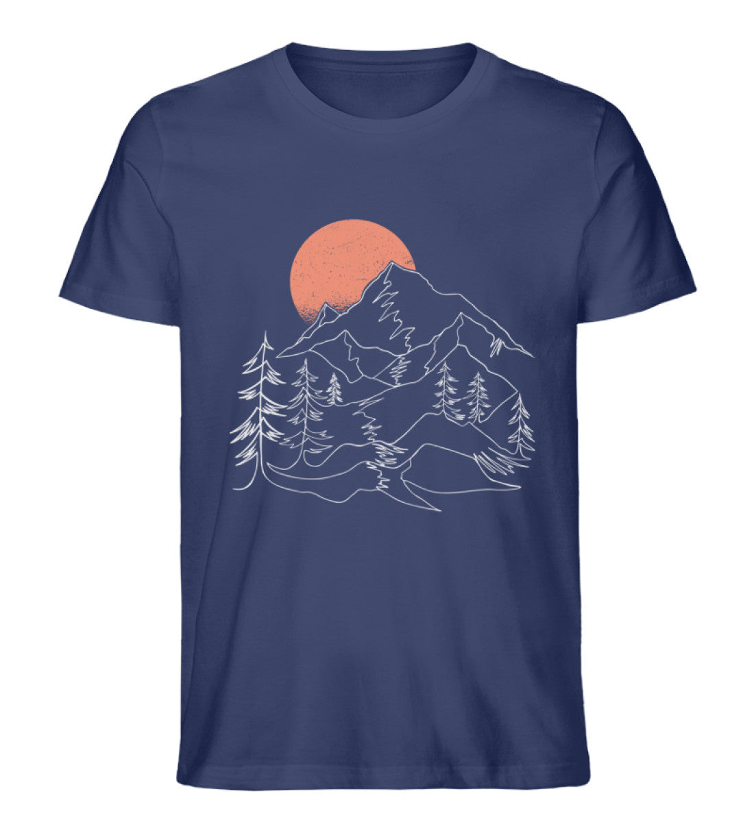 Berglandschaft - Herren Organic T-Shirt berge
