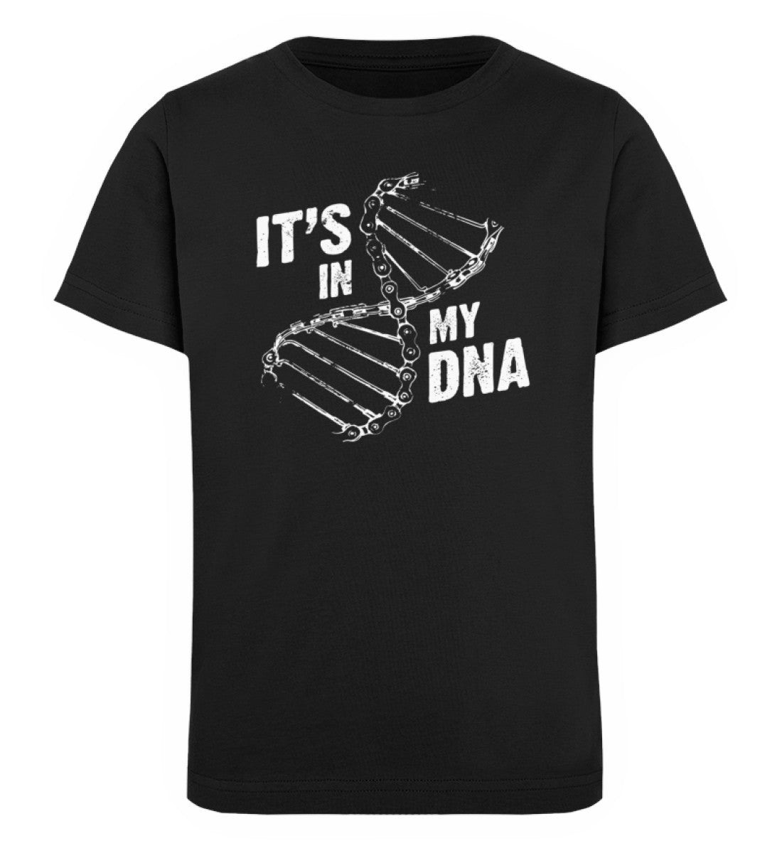 Its in my DNA - Kinder Premium Organic T-Shirt fahrrad mountainbike Schwarz