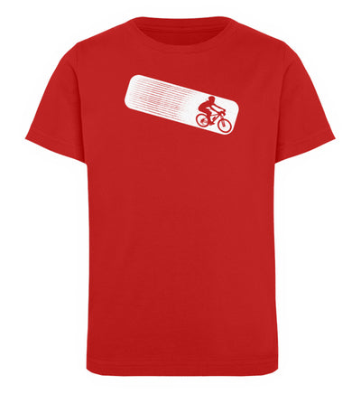 Vintage Radfahrer - Kinder Premium Organic T-Shirt Rot