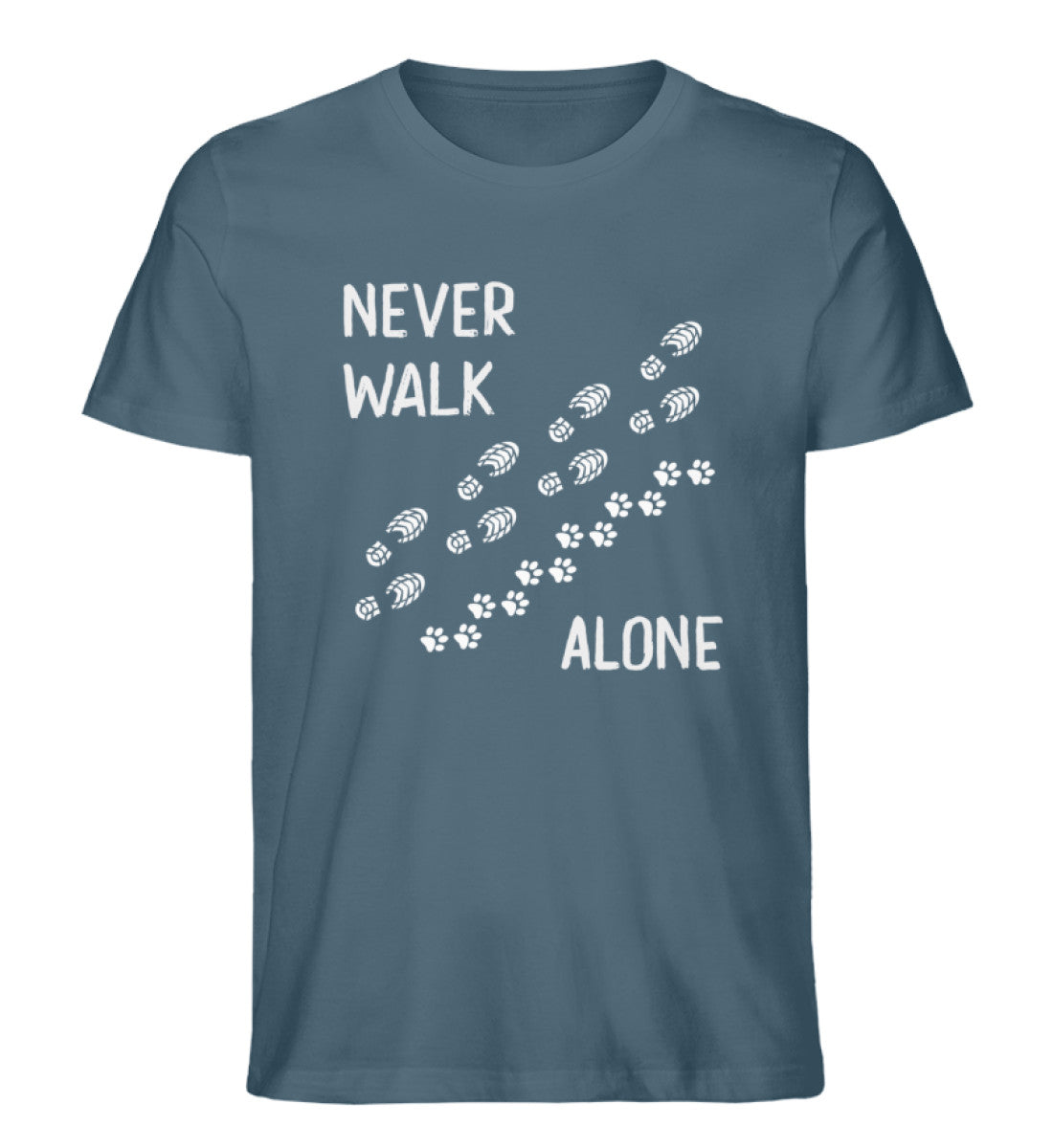 Never walk alone - Herren Premium Organic T-Shirt wandern Stargazer