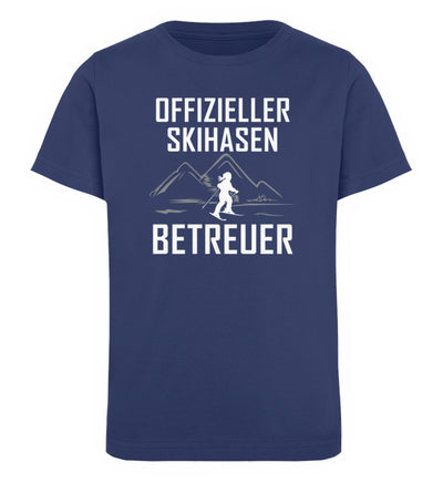 Skihasen Betreuer -Kinder Premium Organic T-Shirt Navyblau