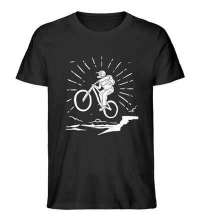 Mountainbiken - Herren Organic T-Shirt mountainbike Schwarz