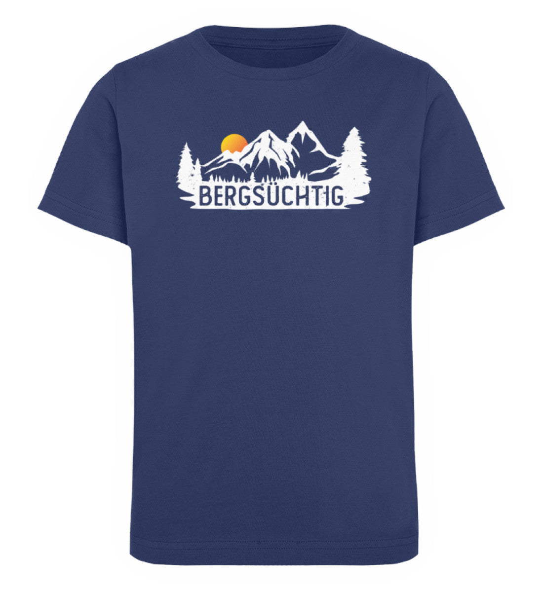 Bergsüchtig - Kinder Premium Organic T-Shirt berge wandern Navyblau