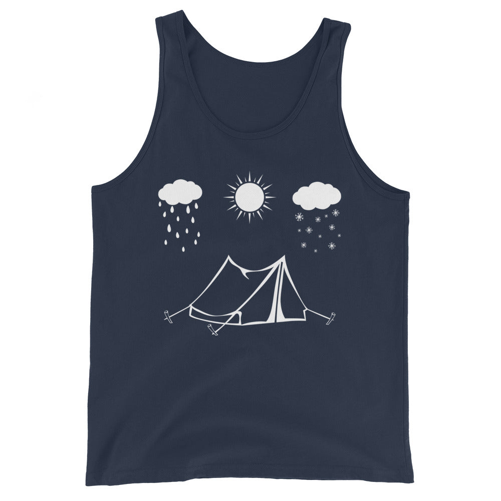 All Seasons And Camping - Herren Tanktop camping Navy