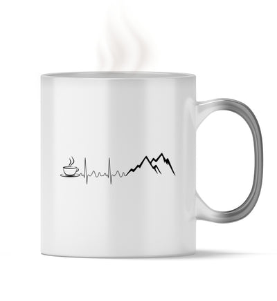 Herzschlag Berge und Kaffee - Zauber Tasse Default Title