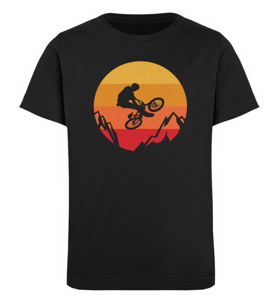 Stuntbiker - Kinder Premium Organic T-Shirt Schwarz