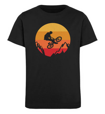 Stuntbiker - Kinder Premium Organic T-Shirt Schwarz